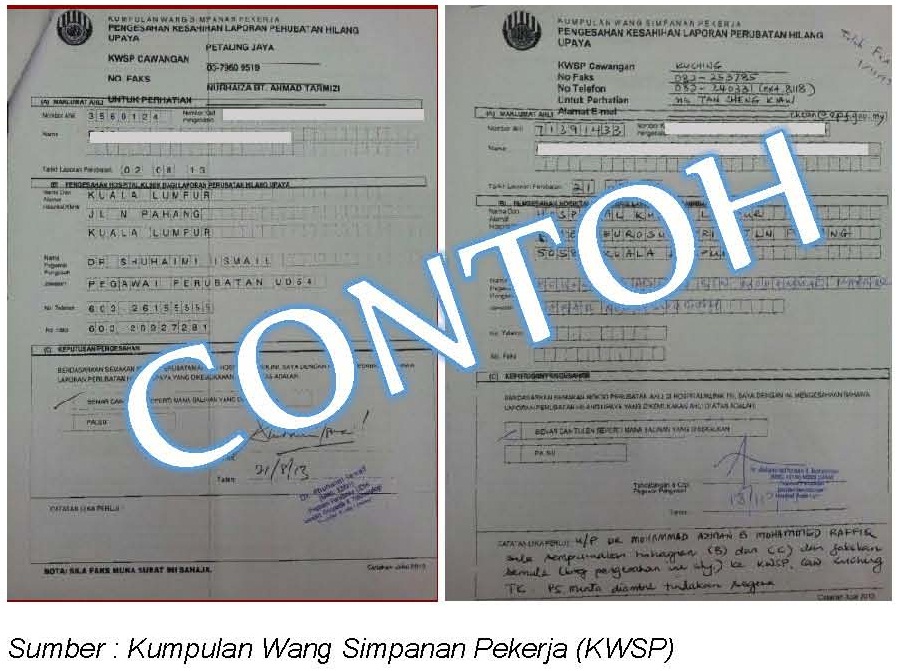 Contoh Isi Borang Permohonan Pendaftaran Majikan Kwsp