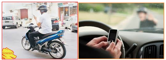 Texting While Riding Motorcycle- Driving