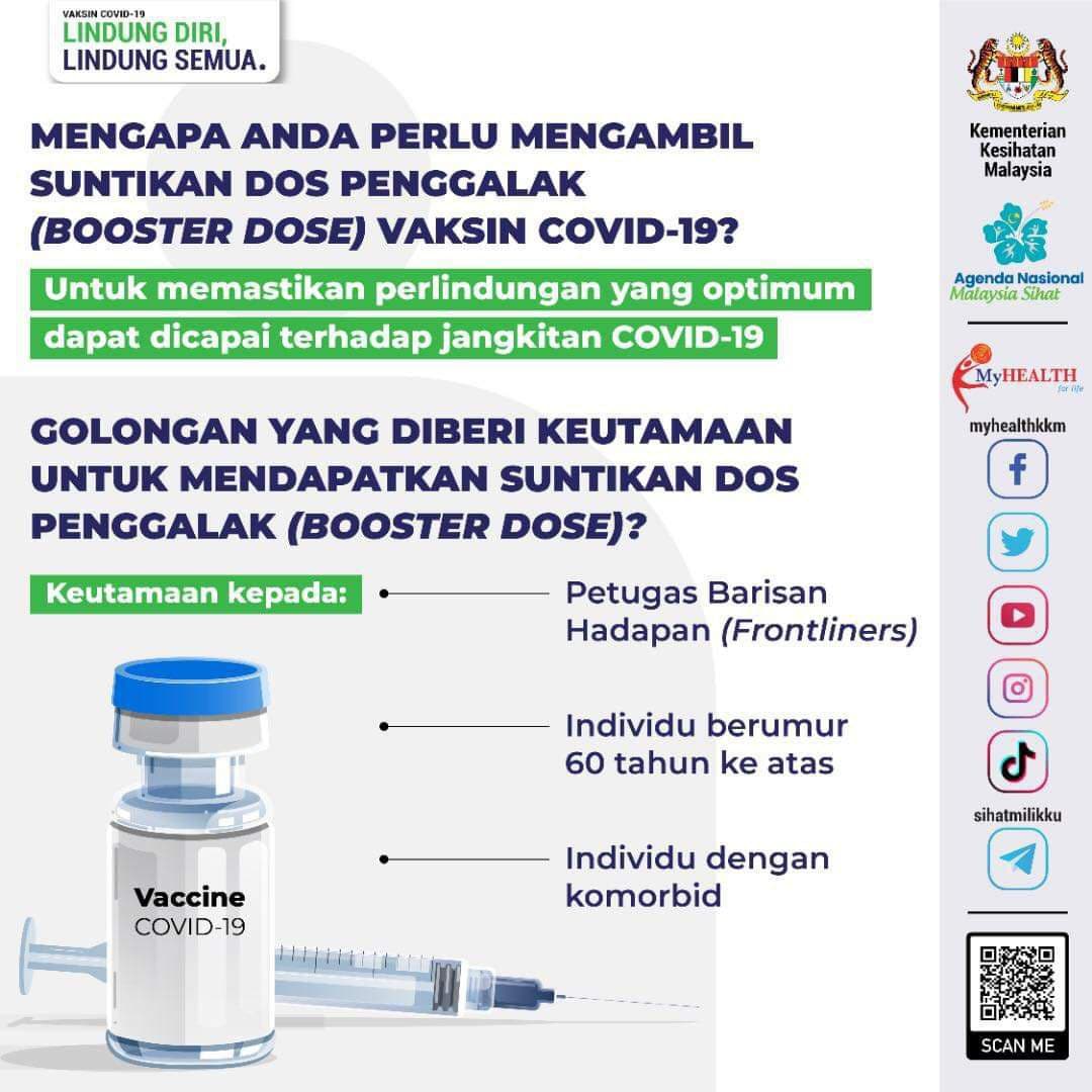 Vaksin penggalak malaysia